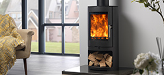 cast iron wood burning stove