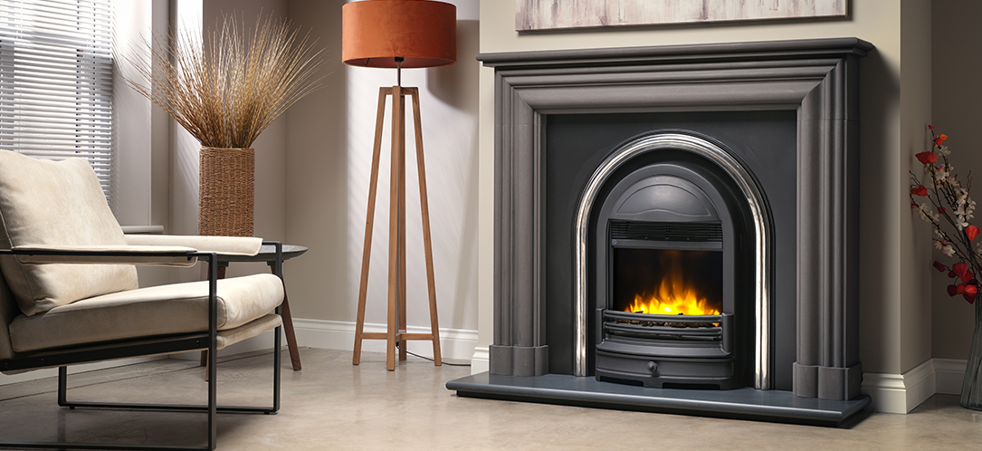 CastTec 3D electric majestic kensington mantel