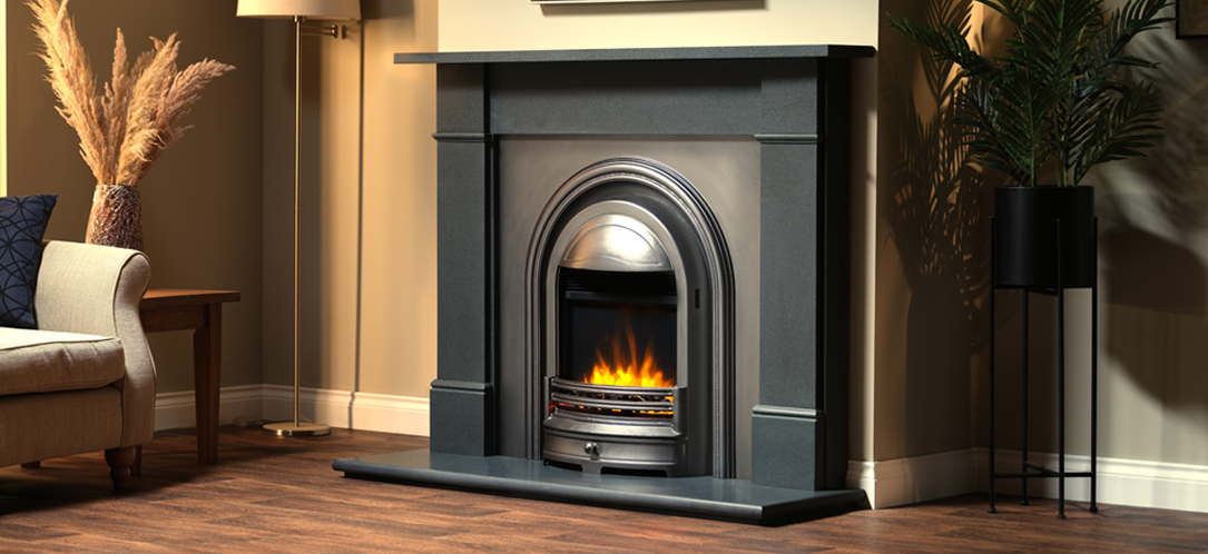 CastTec 3D electric royal antique mantel