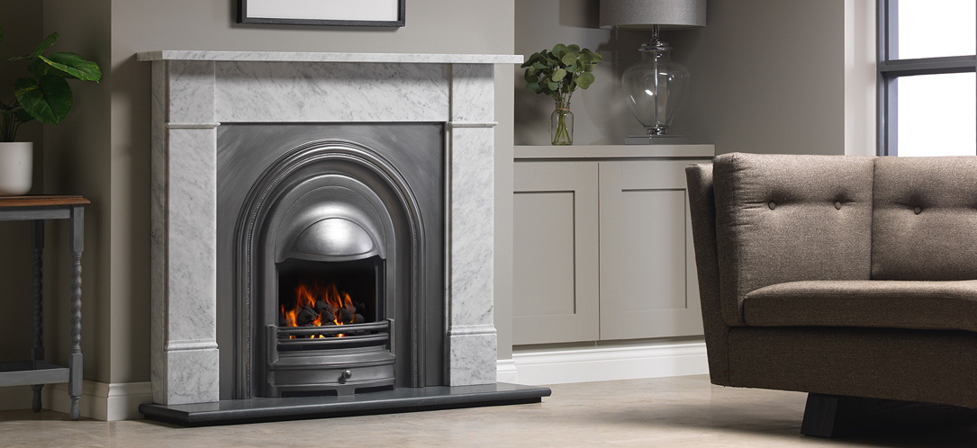 cast iron antique gas fireplace flat victorian mantelpiece