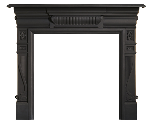 chatsworth cast iron mantel