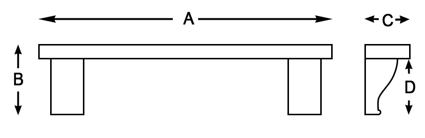Wooden Mantel diagram