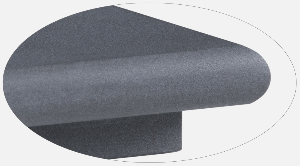 polished granite hearth