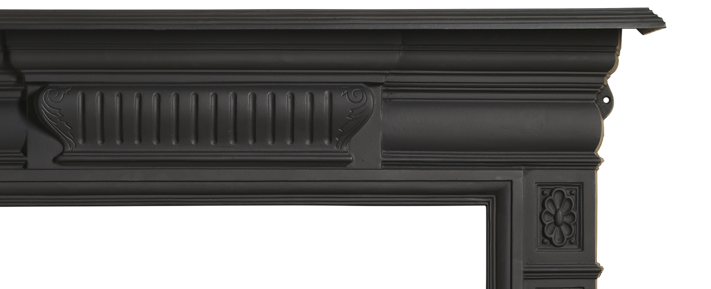 cast iron mantel