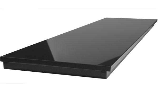 boxed lipped hearth polished