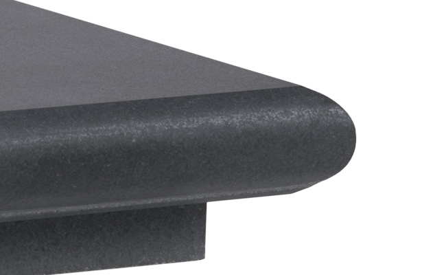 munro bullnose hearth honed