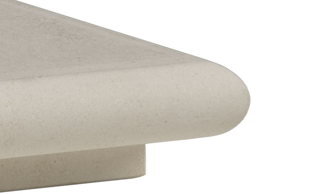munro bullnose hearth limestone