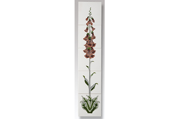 Foxglove Tile Burgundy 