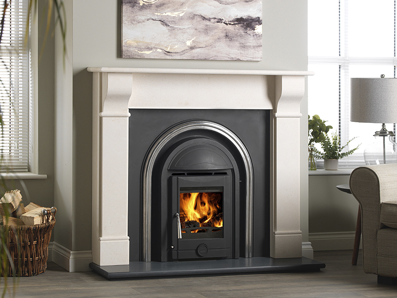 polaris integra majestic - cotswold (turkish limestone) mantel